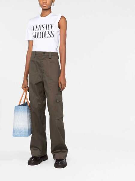 Tricouri Versace Versace Goddess T-Shirt WHITE Femei (BM 9769790) 2