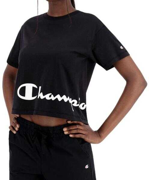Champion Crewneck T-Shirt czarny