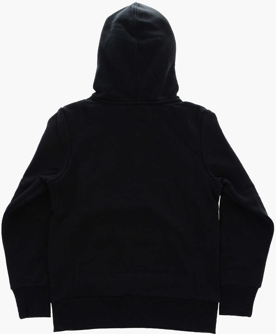 Bluze de trening Converse All Star Chuck Taylor Contrasting Logo Hoodie Black Baieti (BM 9773492) 3