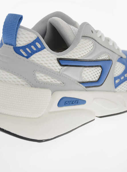 Sneakers Diesel Contrasting Sole Two-Tone Mesh And Faux Leather S-Serendipit White Barbati (BM 9773510) 4