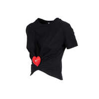 Tricouri Moschino Dama - Tricouri Moschino Inflatable Heart Cross Tshirt NERO Femei (BM 9775358) - B-mall.ro