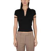 Tricouri Polo V-Neck Polo Shirt Femei