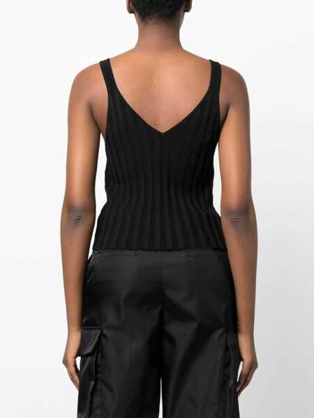 Maiouri HELMUT LANG Tank Top Angela BLACK Fete (BM 9776396) 4