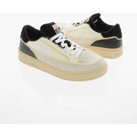 Sneakers Sponge Trimmings Textured Leather And Suede S-Sinna Low-Top Barbati