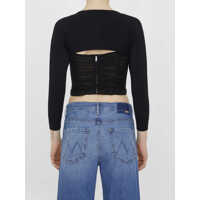 Topuri Dolce & Gabbana Dama - Bluze Dolce & Gabbana Viscose Shrug BLACK Femei (BM 9778637) - B-mall.ro