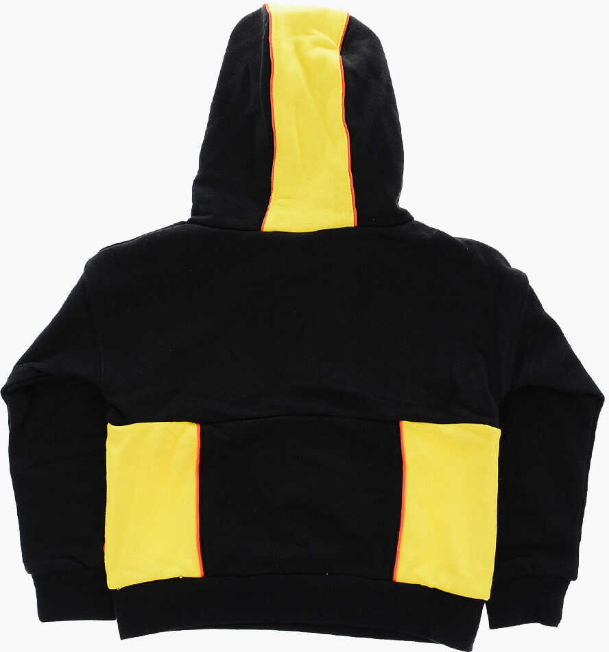 Bluze de trening Nike Printed Frontal Two-Tone Hoodie Black Baieti (BM 9778721) 3