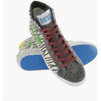 Sneakers Diesel Animal Details Leather And Suede S-Leroji Low Top Sneakers