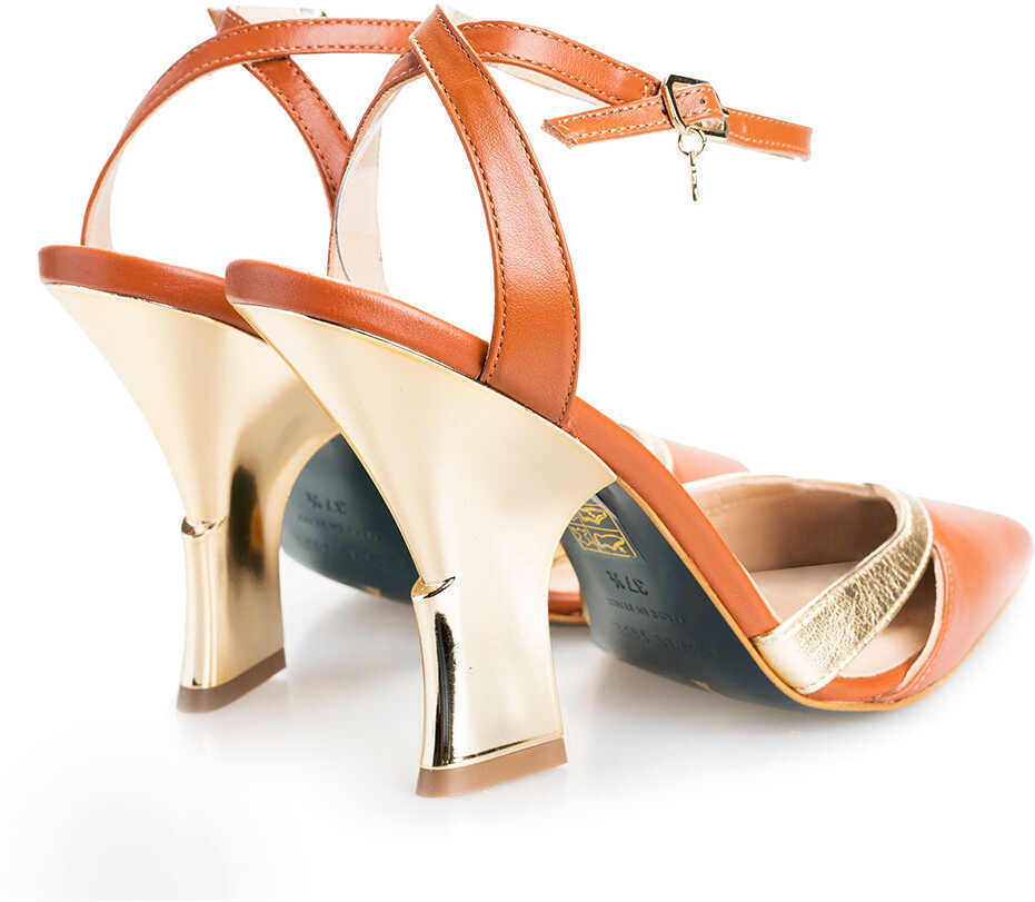 Papuci Patrizia Pepe 2V9621/A7E8 Brzowy Femei (BM 9780107) 3