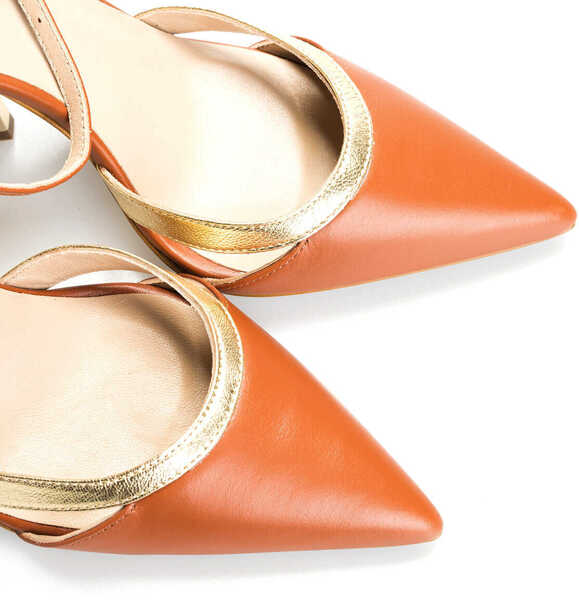 Papuci Patrizia Pepe 2V9621/A7E8 Brzowy Femei (BM 9780107) 5