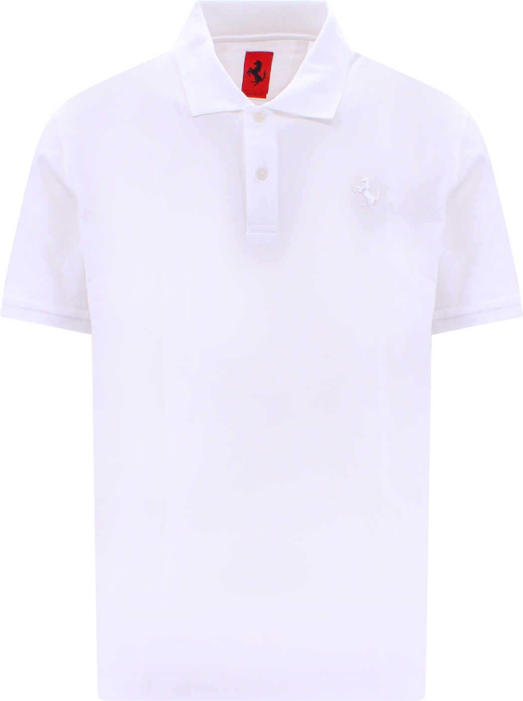 Ferrari Polo Shirt White