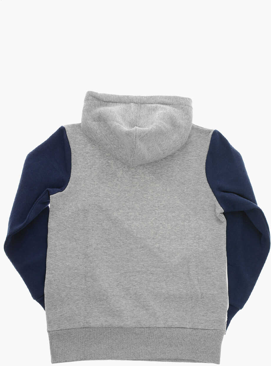 Hanorace Converse All Star Chuck Taylor Fleeced-Cotton 2 Pockets Sweatshirt Blue Baieti (BM 9781085) 3