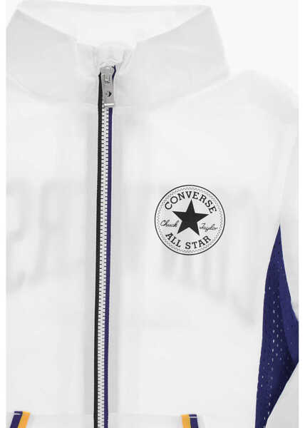 Jachete Converse All Star Chuck Taylor Perforated Details Windbreaker White Baieti (BM 9781088) 2