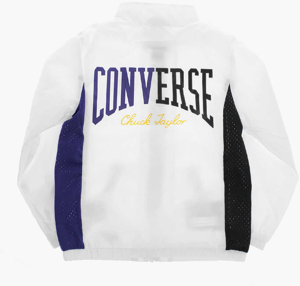Jachete Converse All Star Chuck Taylor Perforated Details Windbreaker White Baieti (BM 9781088) 3