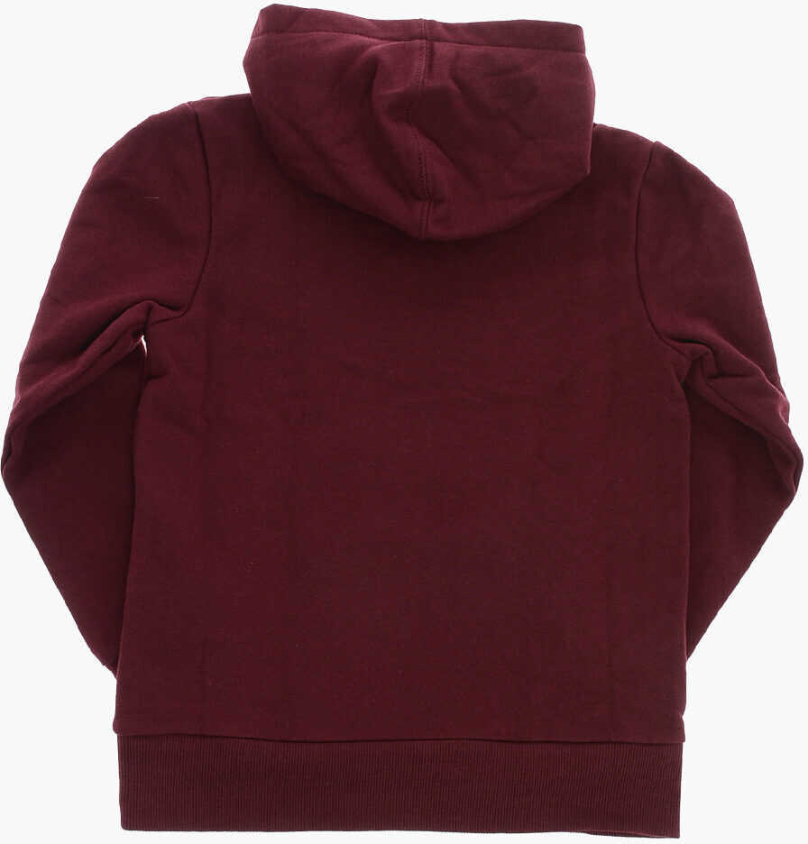 Bluze de trening Converse All Star Chuck Taylor Brushed Cotton Hoodie Burgundy Baieti (BM 9781109) 3