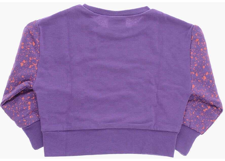 Bluze de trening Nike Logo Printed Crew-Neck Sweatshirt Violet Baieti (BM 9781112) 3