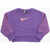 Nike Logo Printed Crew-Neck Sweatshirt Violet