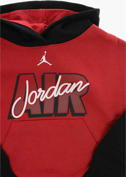 Bluze de trening Nike Air Jordan Fleeced Cotton Hoodie Red Baieti (BM 9781124) 2