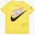 Nike Logo Printed Crew-Neck T-Shirt Yellow