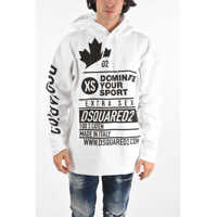 Hanorace Printed Slouch Fit Sweatshirt With Hood* Barbati
