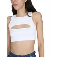 Bluze Dama - Bluze DSQUARED2 Top Cut Out WHITE Femei (BM 9781361) - B-mall.ro