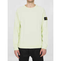 Hanorace Lime Cotton Sweatshirt Barbati
