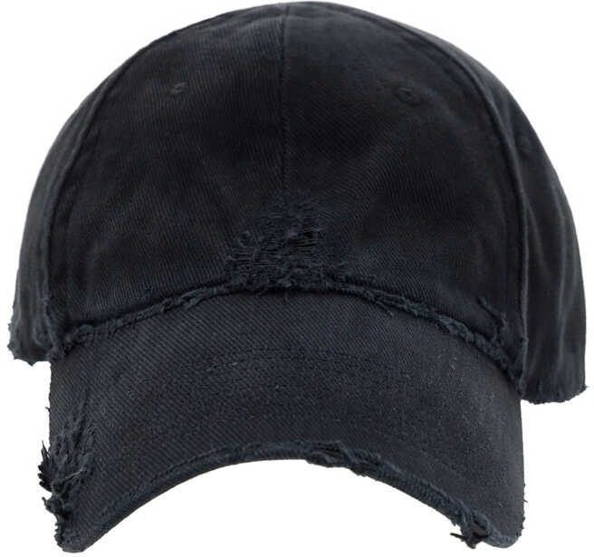 Balenciaga Dog Bite Baseball Hat WASHED BLACK/WHITE