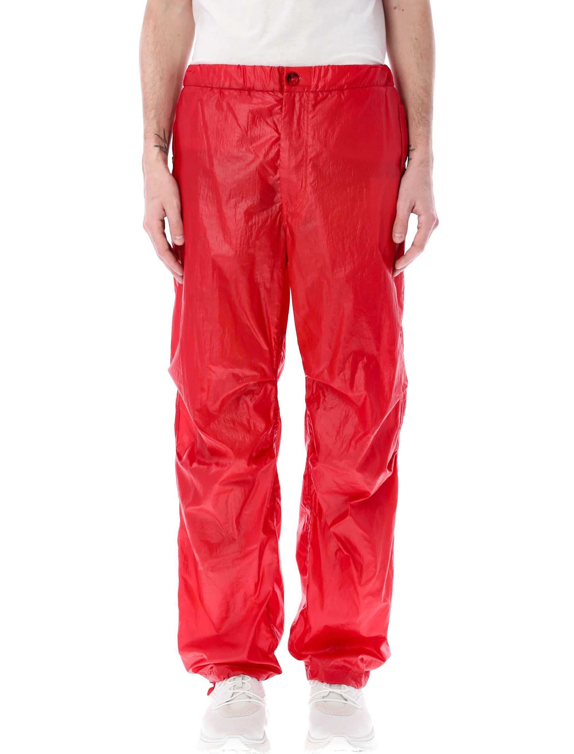 Ferragamo Drawstring cargo pants Red