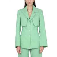 Sacouri Single-Breasted Blazer Femei