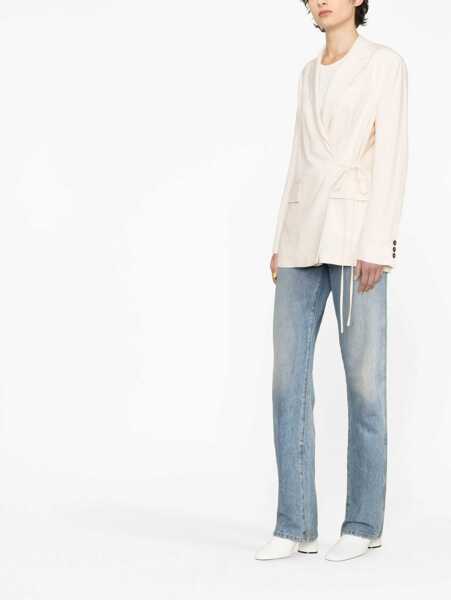 Sacouri MSGM Viscose Blazer IVORY Femei (BM 9785615) 4
