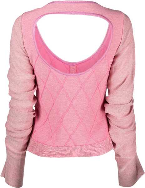 Cardigane CORMIO Cardigan With Ruffled Sleeve PINK Femei (BM 9785654) 2