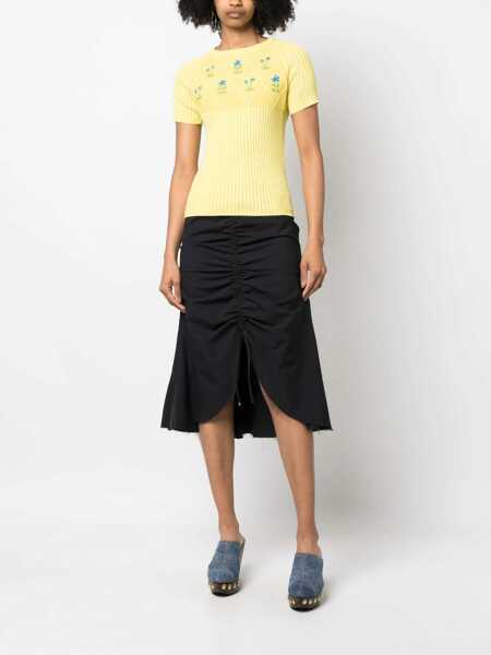 Pulovere casual CORMIO Jersey With Embroidery YELLOW Femei (BM 9785657) 2