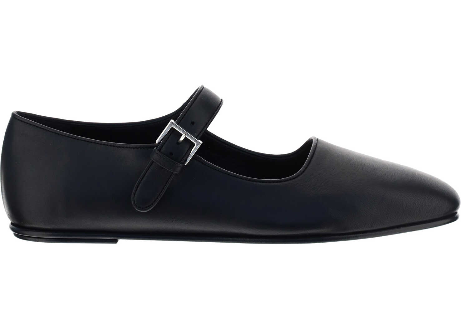 THE ROW Ava Ballerinas BLACK