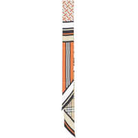 Esarfe Montage Print Skinny Scarf Femei