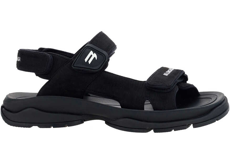 Balenciaga Tourist Sandals BLACK