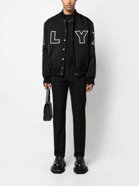Bomber jacket Alyx Logo Varsity Bomber Jacket BLACK Barbati (BM 9786710) 2
