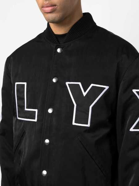 Bomber jacket Alyx Logo Varsity Bomber Jacket BLACK Barbati (BM 9786710) 5