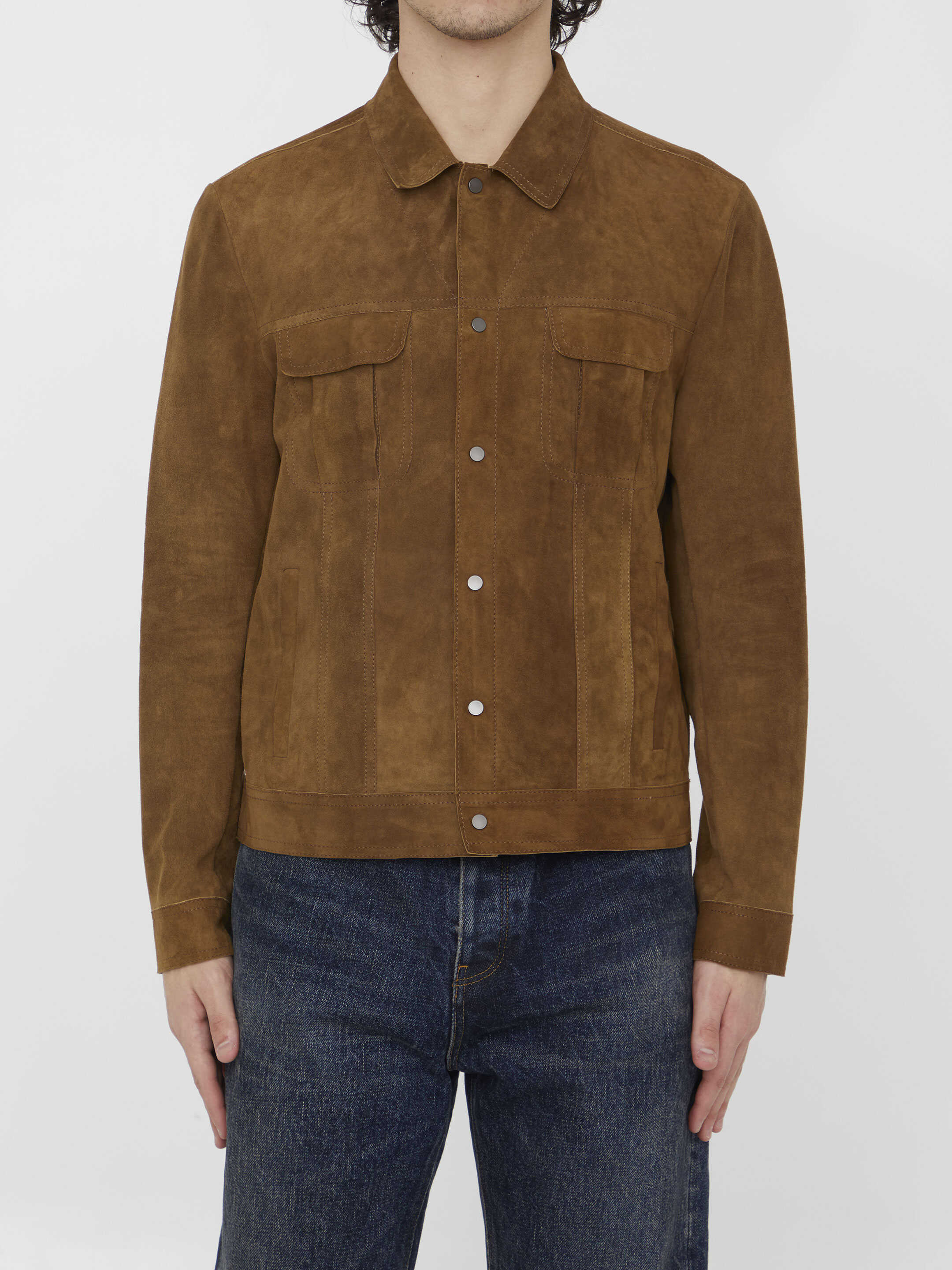 Salvatore Santoro Suede Jacket Camel