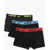 Nike Logoed Drawstring Waist Dri-Fit 3 Pairs Of Boxers Set Black