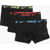 Nike Logoed Drawstring Waist Dri-Fit 3 Pairs Of Boxers Set Black