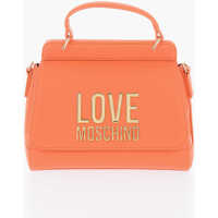 Genti de mana Love Faux Leather Mini Bag With Maxi Golden Plaque Femei
