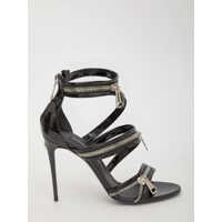 Sandale Leather Sandals With Zippers* Femei