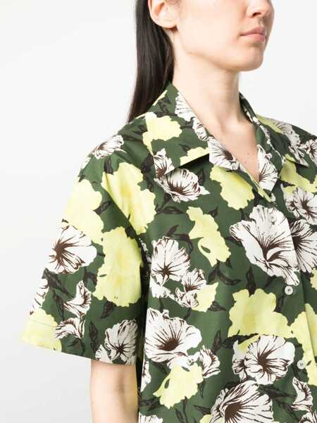 Camasi casual MSGM Floral Print Shirt MULTICOLOUR Femei (BM 9788849) 5