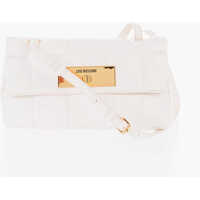 Genti tip postas Love Quilted Faux Leather Crossbody Bag With Golden Turn Loc Femei