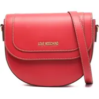 Genti tip postas Love Faux Leather Saddle Bag With Removable Shoulder Strap Femei