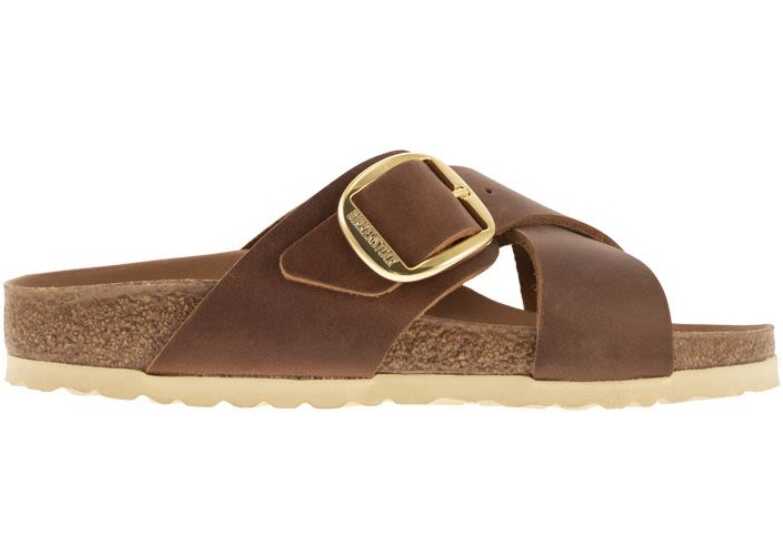 Birkenstock Leather Sandals BROWN