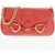 Moschino Love Faux Leather Big Heartbit Shoulder Bag Red