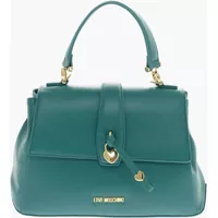 Genti de mana Love Faux Leather Handbag With Heart Shaped Charm Femei