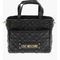 Genti de mana Love Quilted Faux Leather Handbag With Golden Chain Femei