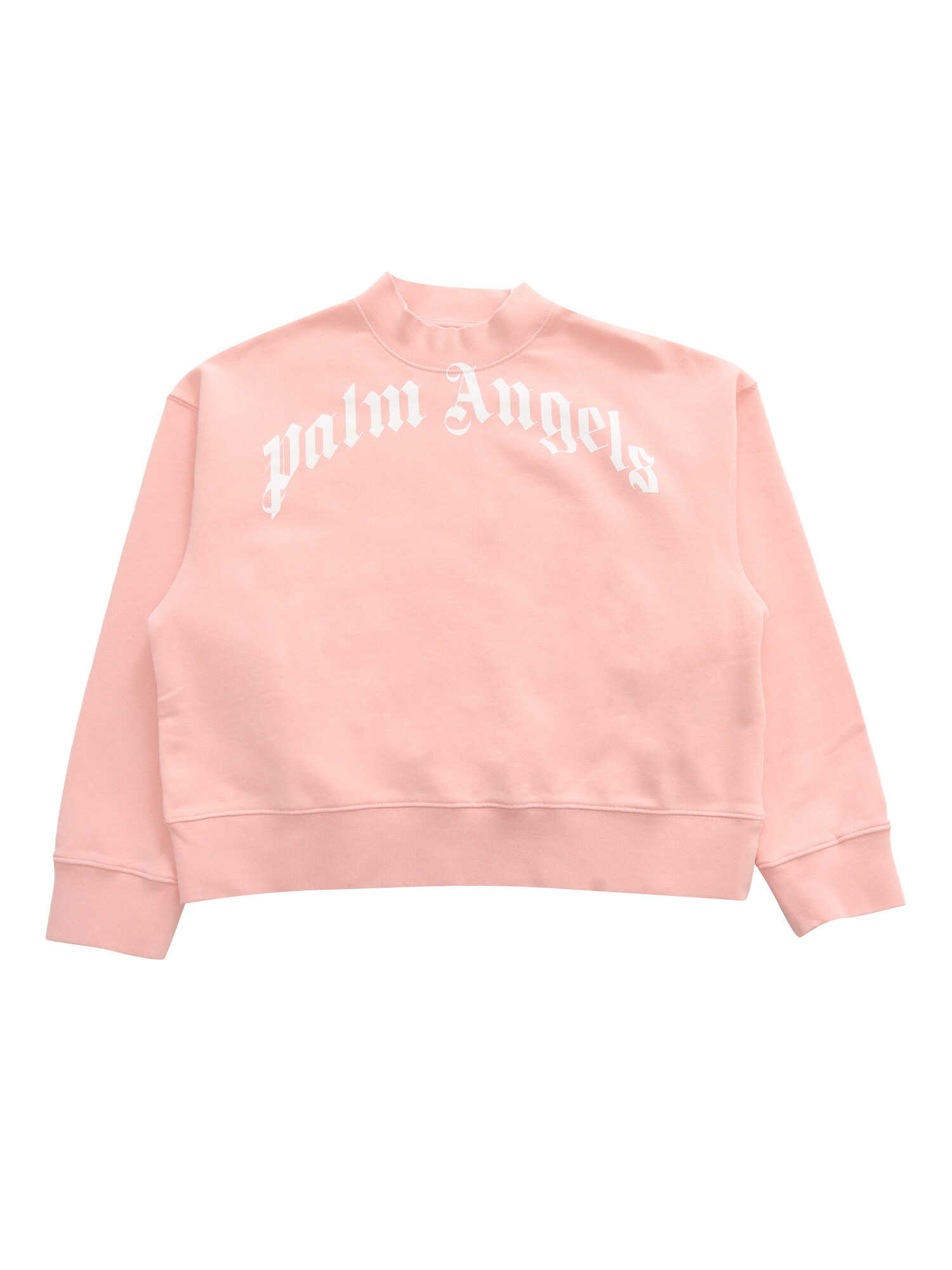 Poze Palm Angels Curved Logo sweatshirt Pink