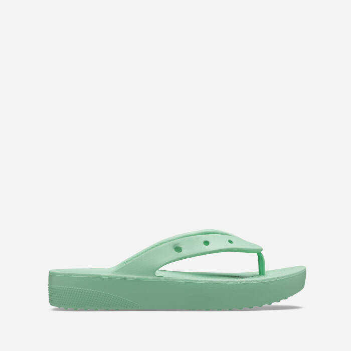 Crocs Women\'s flip flops Classic Platform Flip 207714 JADE STONE GREEN